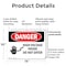 Signmission High Voltage Inside Do Not Enter Danger Sign, Plastic, 14in W x 10in L, 2PK OS-2PACK-DS-P-1014-L-1332 - alternate 7